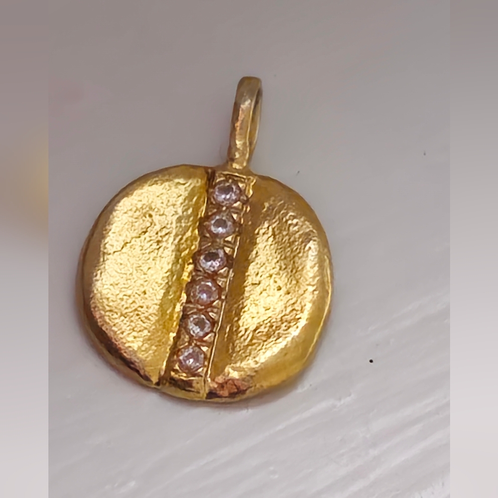 Sterling Silver Gold Plated Pendant